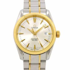 Relógio masculino OMEGA Seamaster Aqua Terra 2318.30 data quartzo YG 90276285 comprar usado  Enviando para Brazil