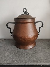 Magnifique chaudron cuivre d'occasion  Fayence