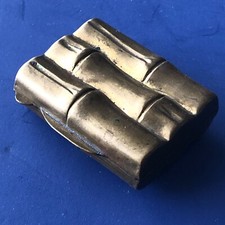 Caixa de pílulas estilo bambu bronze vintage – Feita na Itália, usado comprar usado  Enviando para Brazil