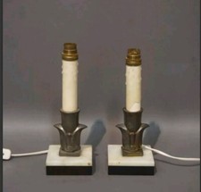 Paire lampes métal d'occasion  Suresnes