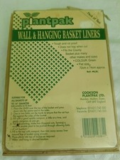 Plantpak wall hanging for sale  ELLESMERE PORT
