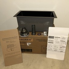 Pia de bar preta 10"×18 polegadas pia de cozinha de aço inoxidável pequena comprar usado Pia de bar preta 10"×18 polegadas pia de cozinha de aço inoxidável pequena comprar usado  Enviando para Brazil