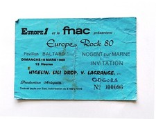 Ticket concert vintage d'occasion  Amiens-