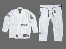 Uniforme CTRL Industries Relson Gracie Arizona Brazilian Jiu Jitsu BJJ Gi tamanho AO comprar usado  Enviando para Brazil