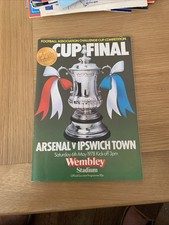 Final arsenal ipswich for sale  LOUGHTON
