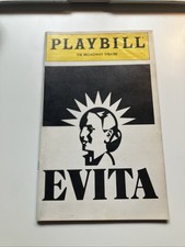 Evita broadway playbill for sale  Port Chester