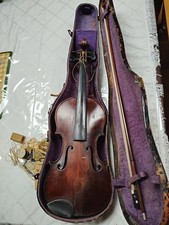Violino antigo fino com estojo de couro muito exclusivo como encontrado comprar usado  Enviando para Brazil