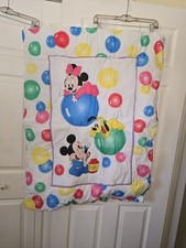Edredom vintage Dundee Disney bebê Mickey Mouse bolhas cobertor novo design raro  comprar usado  Enviando para Brazil