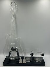 Conjunto de decantadores de uísque guitarra elétrica hard rock guitarra pic óculos estojo resfriador comprar usado  Enviando para Brazil