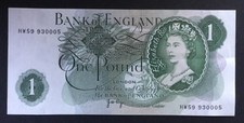 Banknote england one for sale  HODDESDON