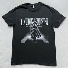 Usado, Camiseta curta unissex masculina feminina algodão LAURA PAUSINI WORLD TOUR 2024 média comprar usado  Enviando para Brazil
