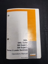 Retroescavadeira Case 580L / Turbo / 580 Super L / 590 Super L carregador manual do operador, usado comprar usado  Enviando para Brazil