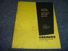 Greaves milling machine for sale  Dubuque