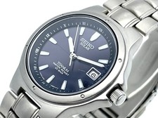 Relógio masculino SEIKO solar titânio mostrador preto pesa 1,76 oz 5K22-0AB0 comprar usado  Enviando para Brazil