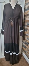 Chocolate brown abaya for sale  LEICESTER