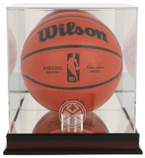 Vitrine de basquete com logotipo de time de mogno Denver Nuggets com parte traseira espelhada, usado comprar usado Vitrine de basquete com logotipo de time de mogno Denver Nuggets com parte traseira espelhada, usado comprar usado  Enviando para Brazil