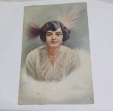 Cartolina illustrata villani usato  Genova