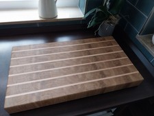Stirnholz schneidebrett 5x32 gebraucht kaufen  Saalfeld/Saale