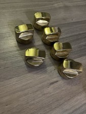 Conjunto de 4 queimadores Zline com botão de forno e temporizador dourado, usado comprar usado  Enviando para Brazil