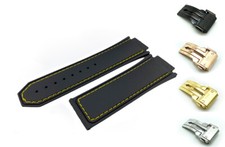 Pulseira de borracha 29 mm preta/amarela Fórmula 1 compatível com fecho de modelos de relógio HUBLOT comprar usado  Enviando para Brazil