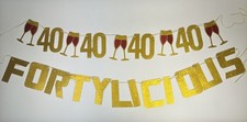 Fortylicious gold glitter for sale  Drums