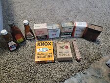 LOTE DE ESPECIAS PUBLICIDAD CAJA DE LATA Y FRASCOS DE ESPECIAS DURKEES MESA REINA... segunda mano  Embacar hacia Mexico