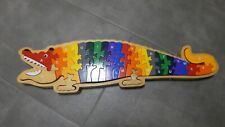 Holzpuzzle abc krokodil gebraucht kaufen  Oberursel (Taunus)