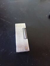 Briquet dunhill argent d'occasion  Châteauneuf-la-Forêt