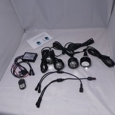 Pacote com 4 12v 27W LED RGB multicolorido plugue de drenagem de barco luz subaquática Bluetooth comprar usado  Enviando para Brazil