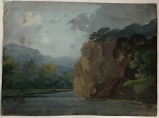 Antique gouache painting for sale  BIRMINGHAM