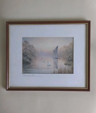Framed print morning for sale  YORK