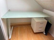 Schreibtisch glasplatte gebraucht kaufen  Weßling