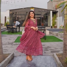 Anarkali dress piece for sale  DAGENHAM