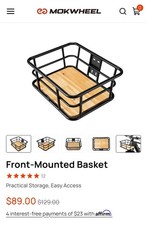 Mokwheel front basket for sale  High Point