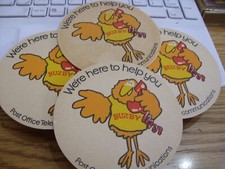 Beer mats buzby4 for sale  HULL