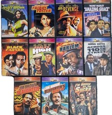 MGM Soul Cinema DVD Lot Blaxploitation Pam Grier  Slaughter Across 110th Caesar segunda mano  Embacar hacia Mexico