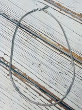 Usado, Colar Berloque Corrente de Cobra Prata Esterlina 925 Original PANDORA 45cm Autêntico comprar usado  Enviando para Brazil