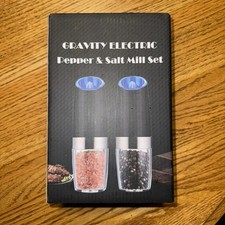 Pacote com 2 moedores elétricos de sal e pimenta gravidade moinho shaker ajustável automático comprar usado Pacote com 2 moedores elétricos de sal e pimenta gravidade moinho shaker ajustável automático comprar usado  Enviando para Brazil