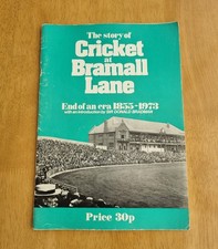 Story cricket bramall for sale  SHEFFIELD