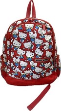 Mochila Hello Kitty vermelha branca estampa total Sanrio 1976, 2013 RARA EXCELENTE ESTADO USADO comprar usado  Enviando para Brazil
