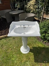 Edwardian bathroom basin for sale  SUTTON