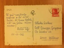 Cartolina autografa mario usato  Milano