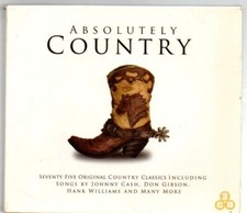 Absolutely Country - 75 original country classics (triple disc CD set) comprar usado  Enviando para Brazil