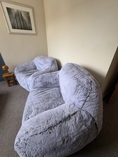 Soft faux grey for sale  SOUTHAMPTON