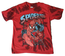 Camiseta tema quadrinhos retrô infantil pequena tingida vermelha Spiderman comprar usado  Enviando para Brazil