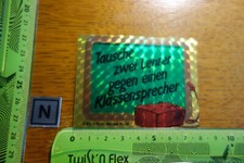 Alter aufkleber film gebraucht kaufen  Kupferberg