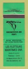 Matchbook cover flotteurs d'occasion  Expédié en Belgium