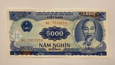 Vietnam geldschein 5000 gebraucht kaufen  München