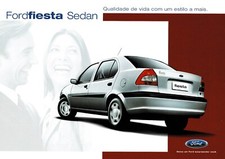 Usado, Ford Fiesta Sedan car (made in Mexico for Brazil market) _2002 Prospekt Brochure comprar usado  Enviando para Brazil
