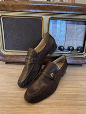 Scarpe mocassini marroni usato  Correggio